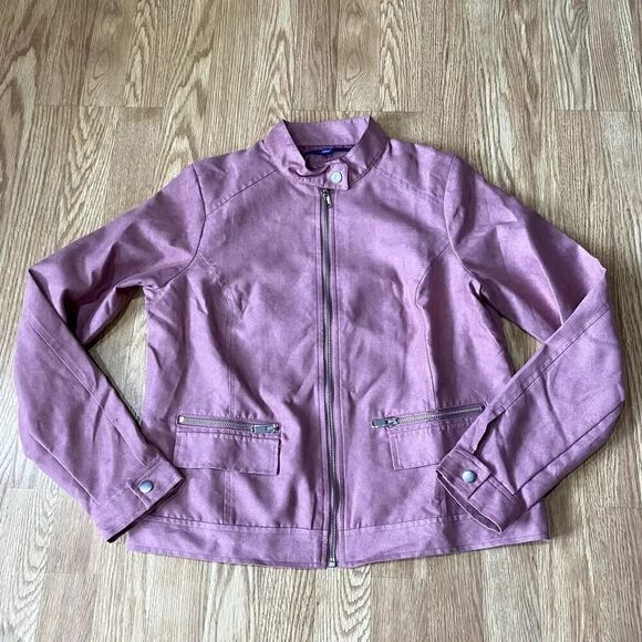Apt 9 Jackets & Blazers - Apt 9 Full Zip Jacket Pink Small
